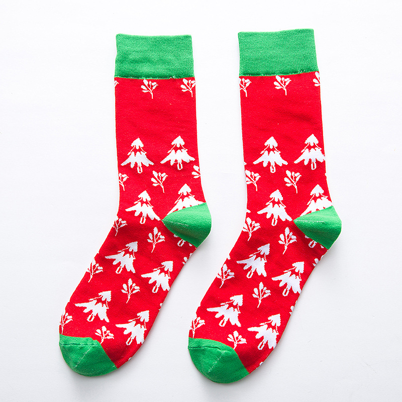 Fashion Creative Personality Christmas Socks Crew Socks For Men And Women